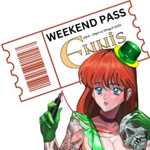 weekend pass to the ennis tattoo convention