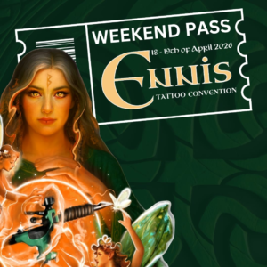 Weekend ticket to Ennis Tattoo Convention